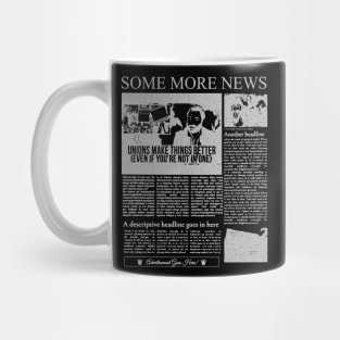 SOME MORE NEWS - NEWSPAPER (For dark) Mug